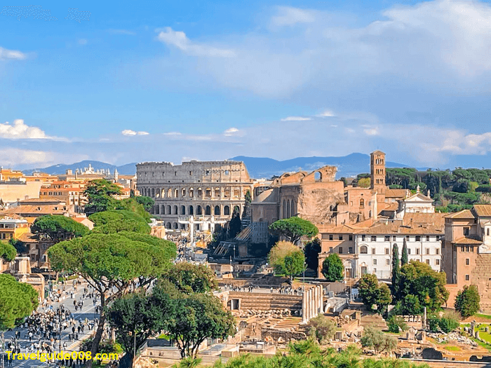Rome Travel Guide Map 
