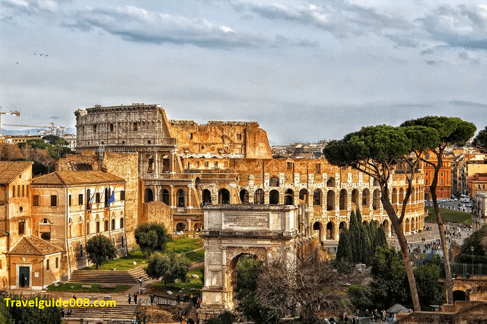 Rome Travel Guide Map 